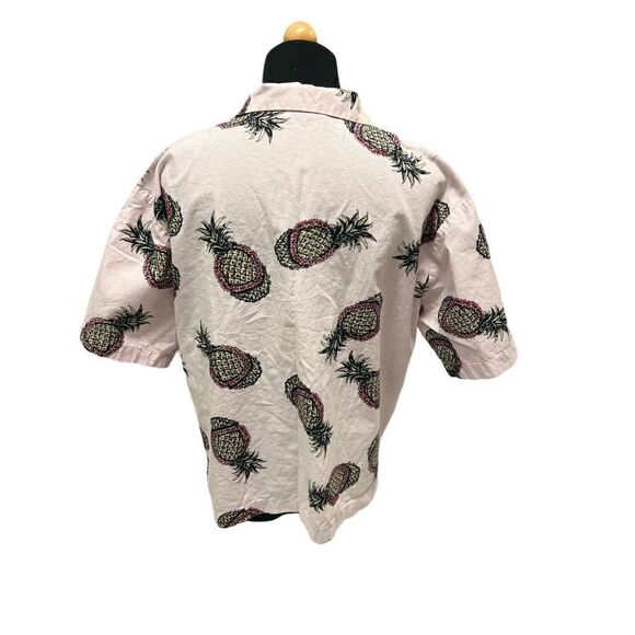 KIYOMI ALOHA PINK SHIRT PINEAPPLE AND LEI SIZE LARGE - Picture 4 of 8